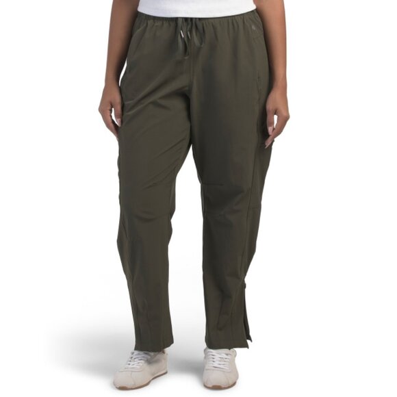 LAYER 8 Dark Forest Woven Hike Pants With Pockets - Picture 1 of 2